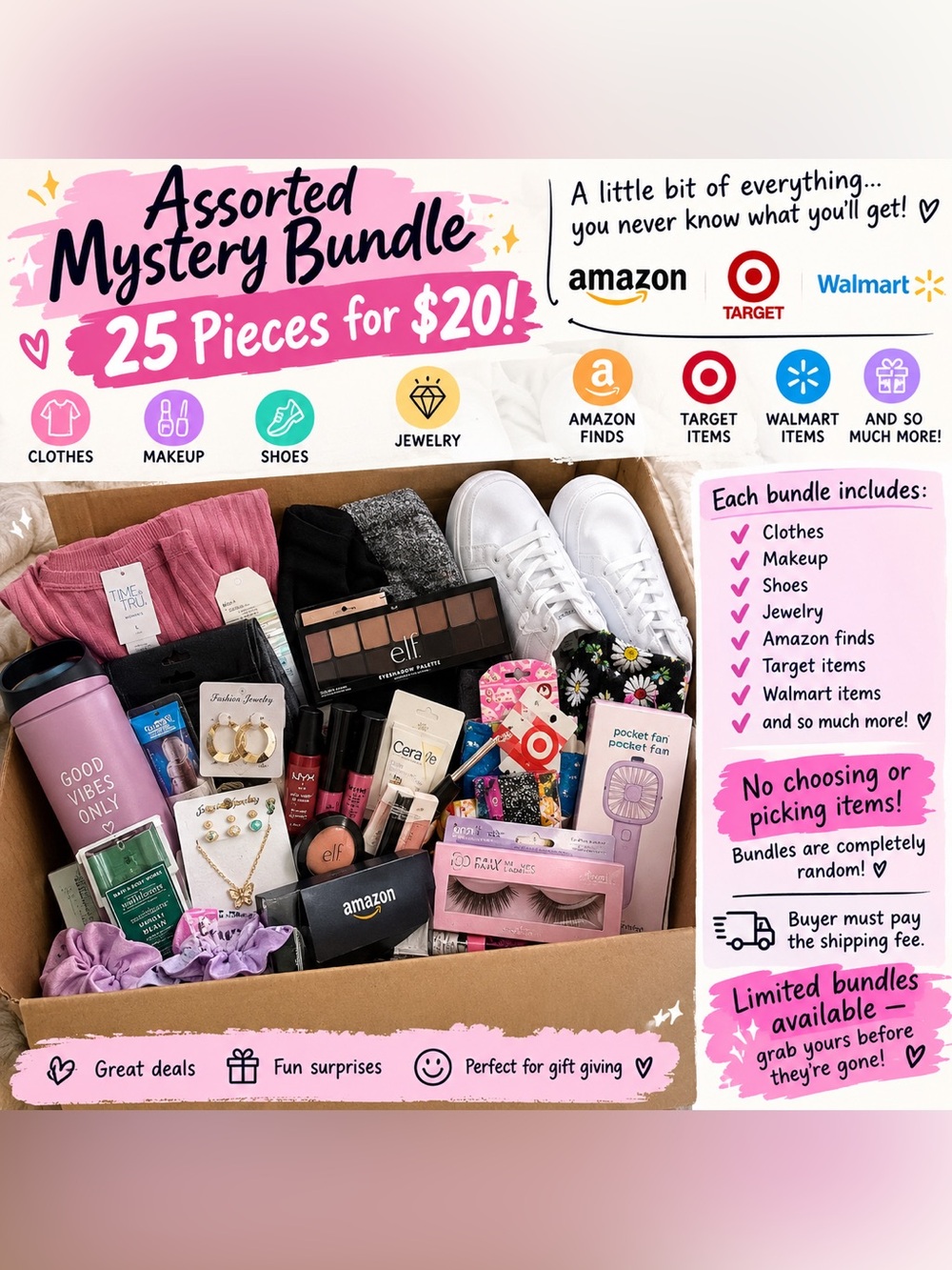 25PCS FOR $20 MYSTERY BUNDLE